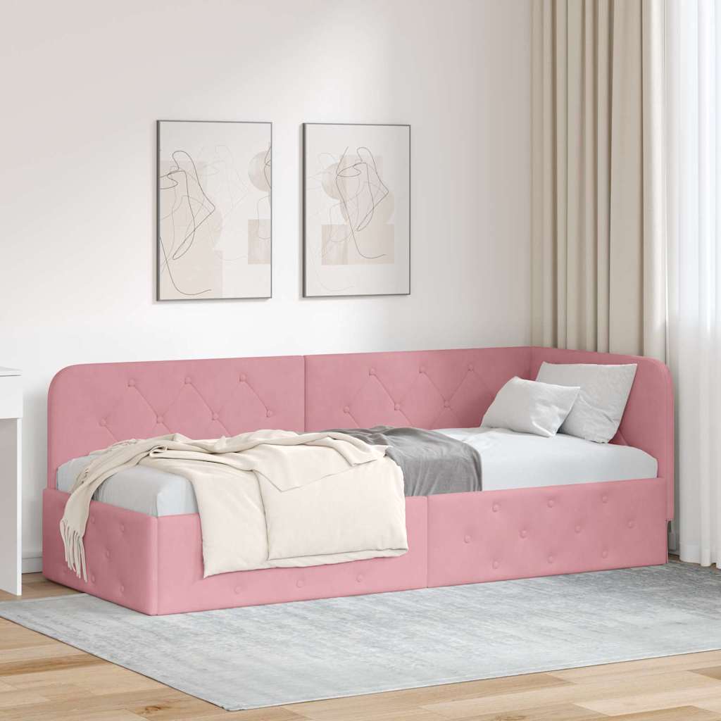 Hörn Sängram Rosa 80 x 200 cm Sammet