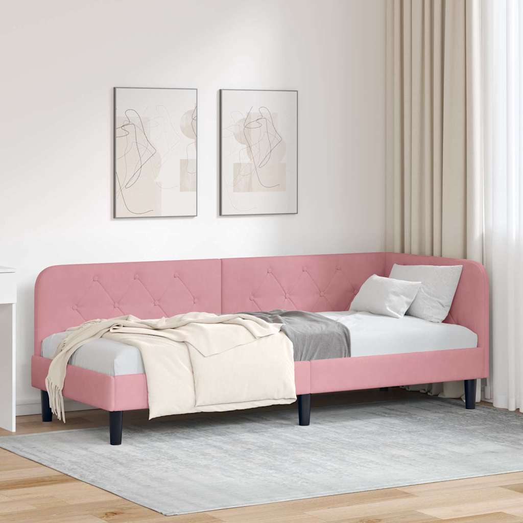 Hörn Sängram Rosa 80 x 200 cm Sammet