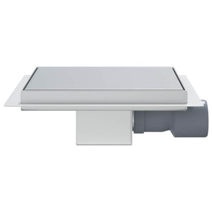 2 i 1 duschavlopp Silver 20 x 20 cm Rostfritt Stål 304