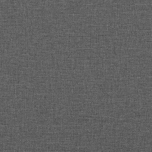 Barnsängram med sänggavel Mörkgrå 80 x 200 cm tyg