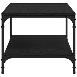 Kaffeebord Svart Ek 81 x 50 x 40 cm Konstruerat trä