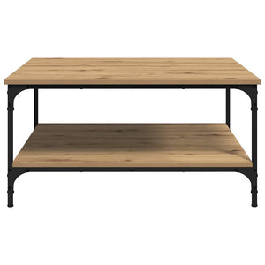 Kaffeebord artisan ek 80 x 80 x 40 cm Konstruerat trä