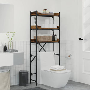 Tvättmaskins hylla Gammalt trä 67 x 25 x 163 cm Konstruerat trä