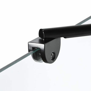 Duschskärm för Bad Svart och Transparent 116 x 68 x 128 cm