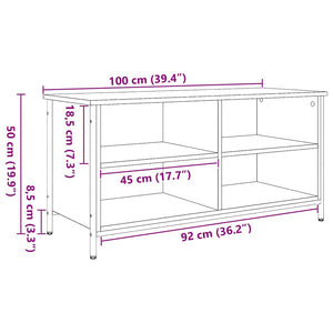 TV-skåp Artisan Ek 100 x 40 x 50 cm Konstruerat trä
