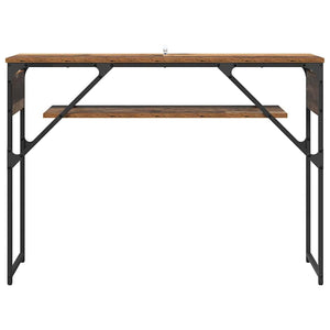 Konsolbord Gammalt trä 105x30x75cm Konstruerat trä