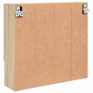 Spegelskåp med dörr Sonoma-ek 59 x 17 x 55 cm Konstruerat trä