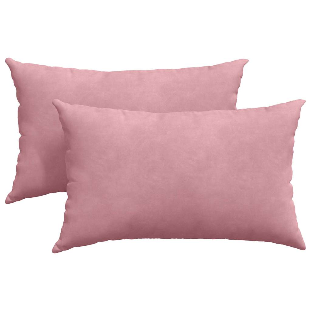 Sofakuddar 2 st Rosa 50 x 30 cm Kordread tyg