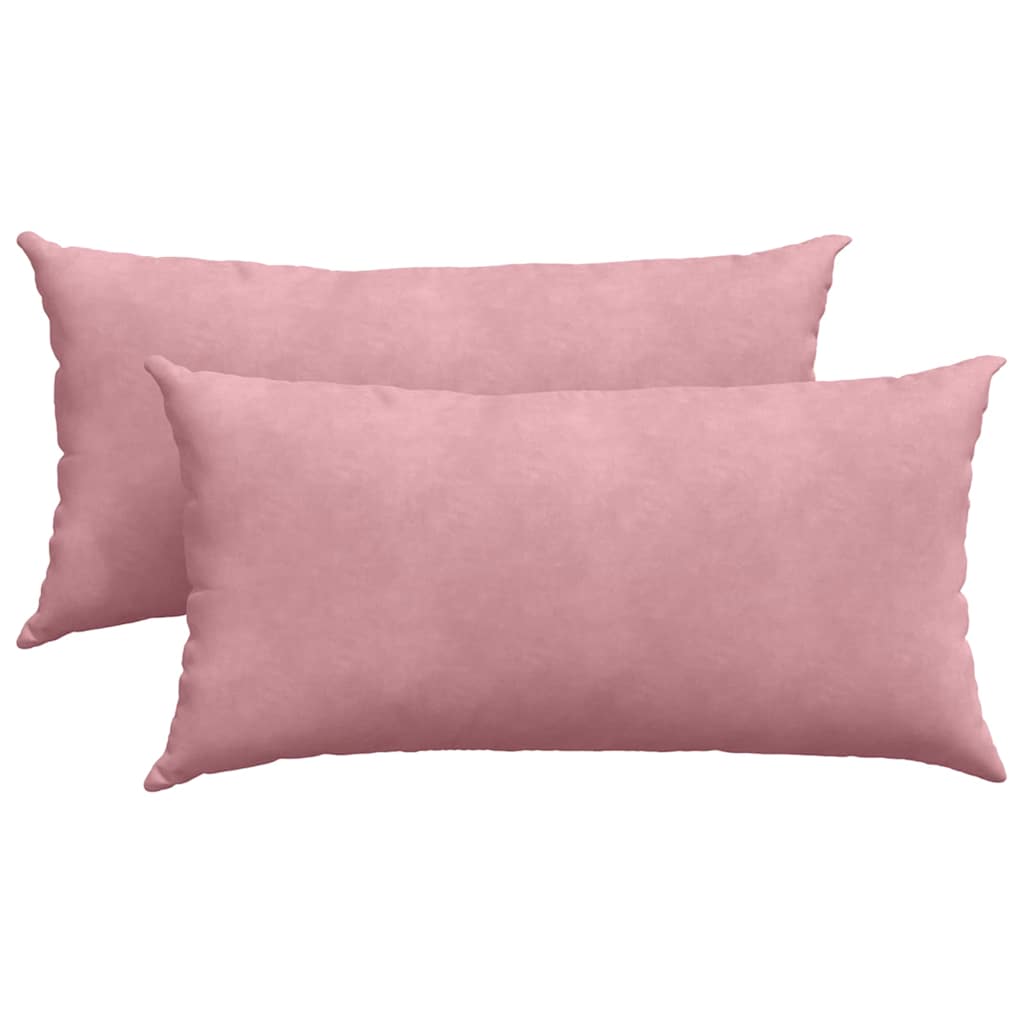 Sofakuddar 2 st Rosa 80 x 40 cm Kordread tyg