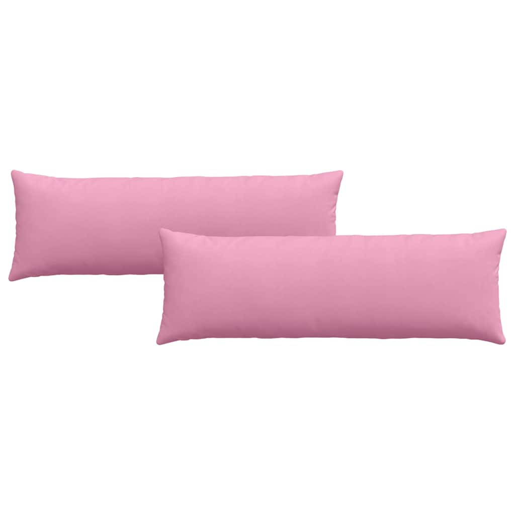 Sofakuddar 2 st tyg Rosa 120 x 40 cm