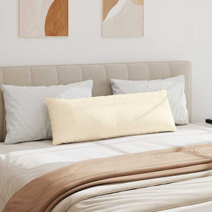 Sofakuddar 2 pcs Kräm 120 x 40 cm Kordread tyg