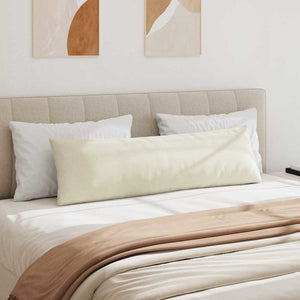 Sofakuddar 2 pcs Kräm 145 x 40 cm Kordread tyg