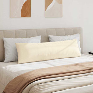 Sofakuddar 2 pcs Kräm 145 x 40 cm Kordread tyg