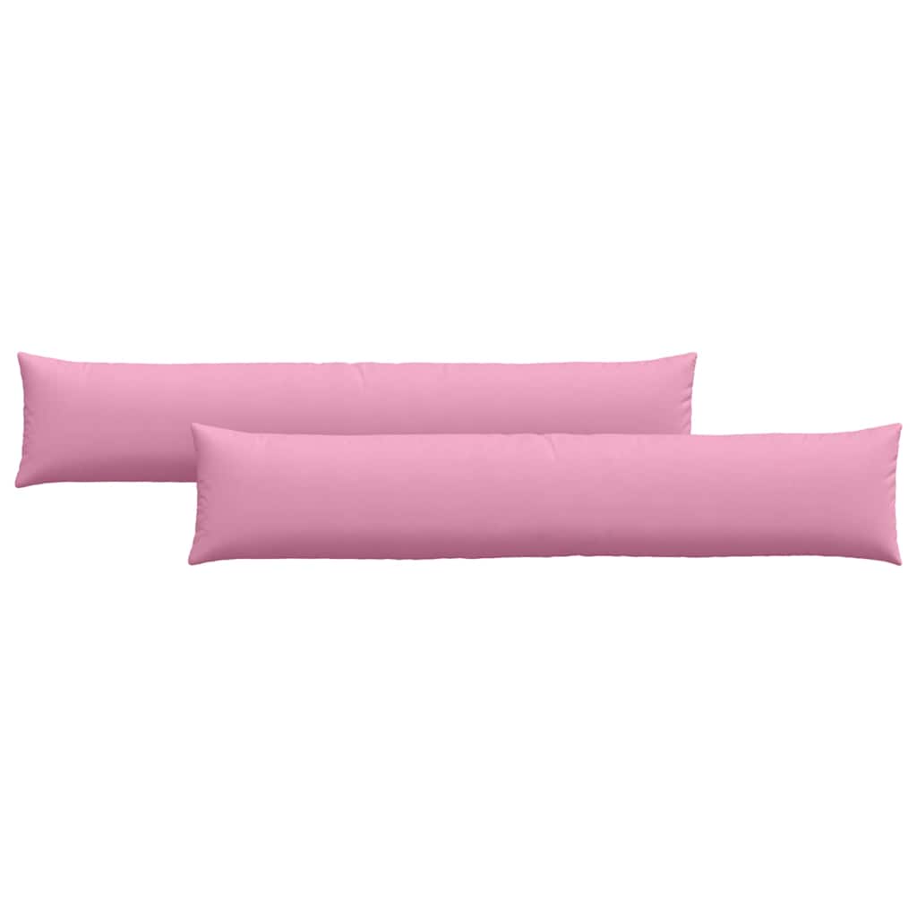 Sofakuddar 2 st tyg Rosa 200 x 40 cm