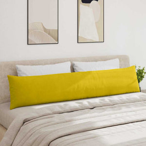 Sofakuddar 2 pcs Gul 200 x 40 cm Kordread tyg