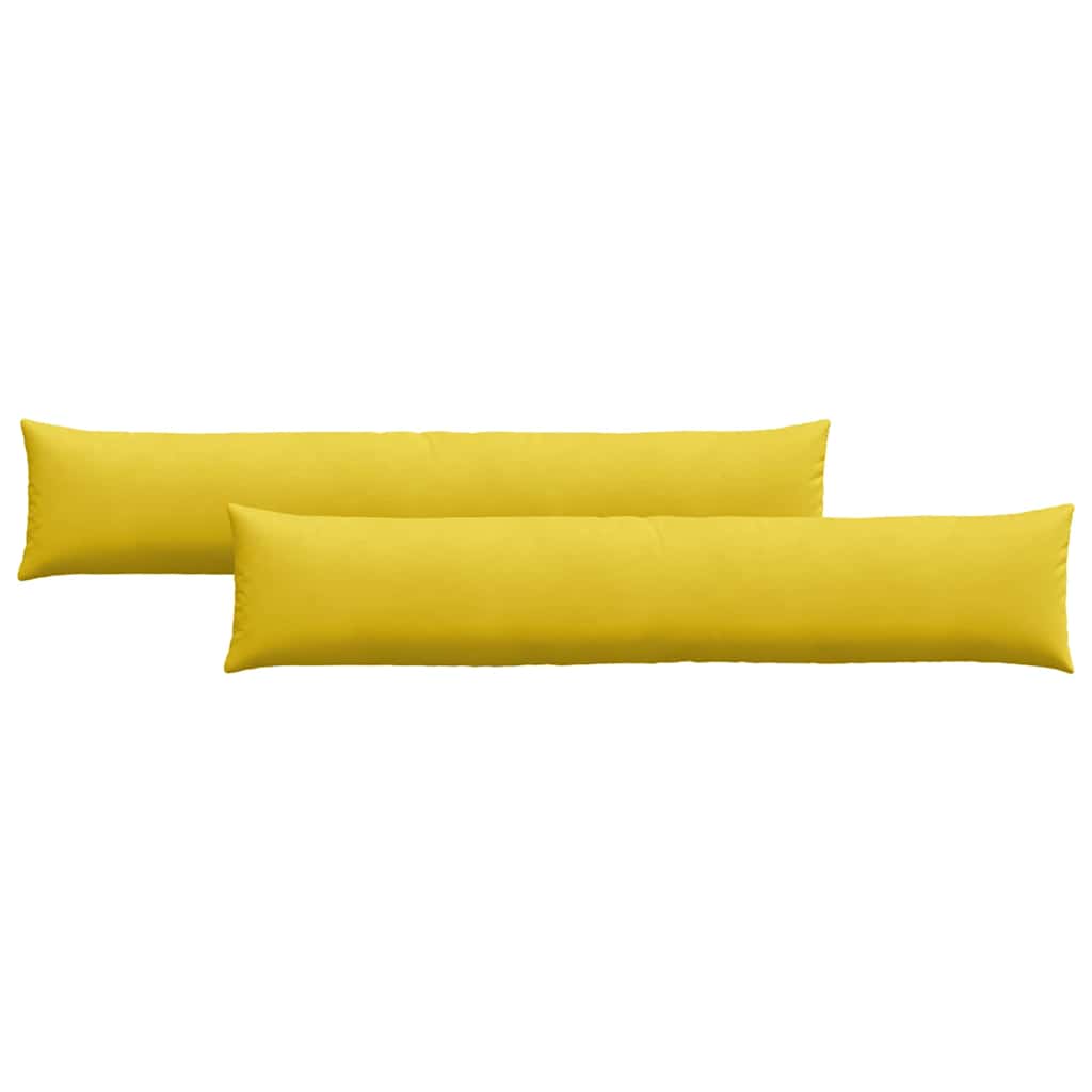 Sofakuddar 2 st Gul 200 x 40 cm Kordread tyg