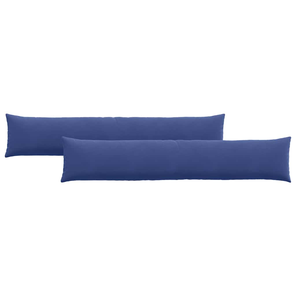 Sofakuddar 2 pcs Polisblå 200 x 40 cm Kordread tyg
