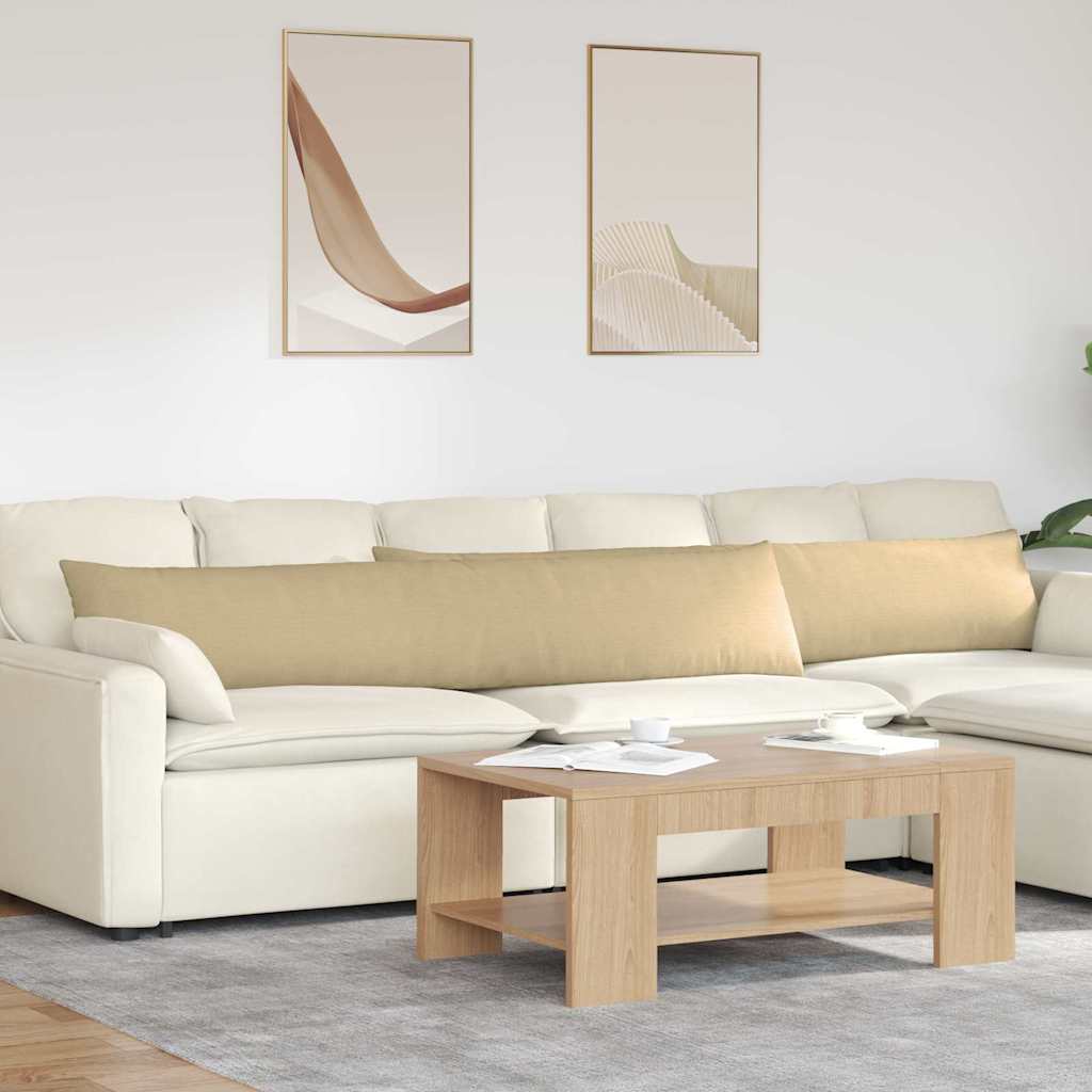 Sofakuddar 2 st Grågrön 200 x 40 cm Kordread tyg