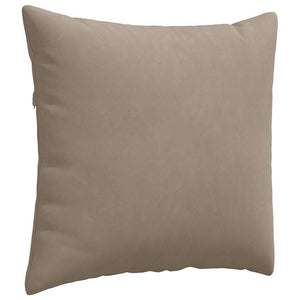 Sofakuddar 2 pcs Taupe 45 x 45 cm tyg