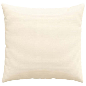 Sofakuddar 2 pcs Kräm 45 x 45 cm Kordread tyg