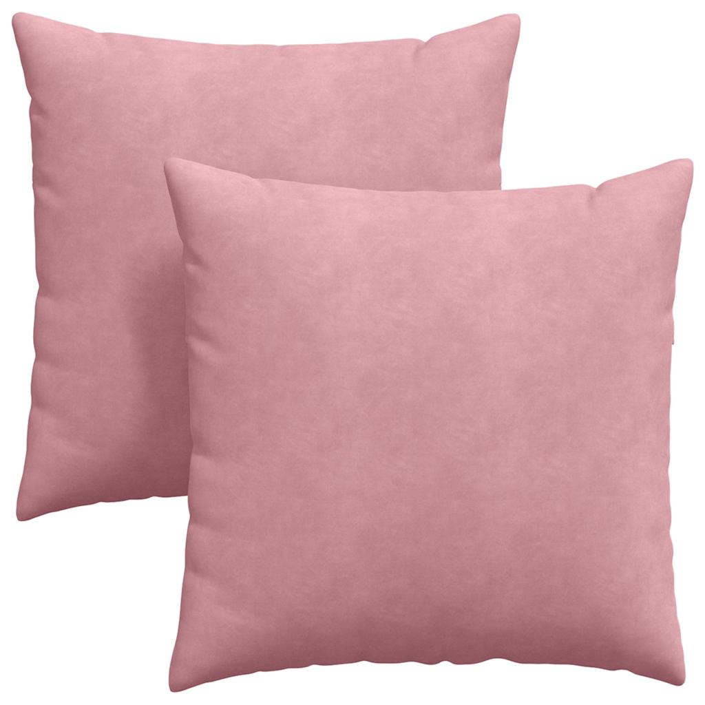 Sofakuddar 2 st Rosa 60 x 60 cm Kordread tyg