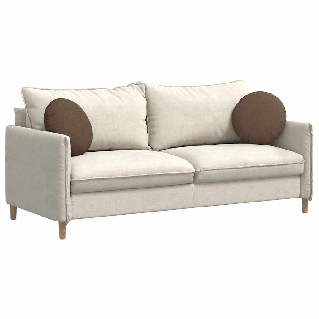 Sittkuddar 2 st tyg Brun Ø40 x 13 cm