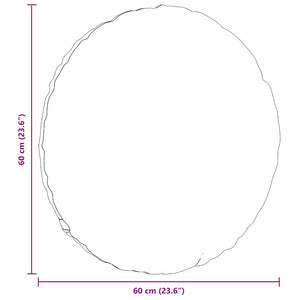 Sittkuddar 2 pcs Mörkgrå Ø 60 cm Kordread tyg