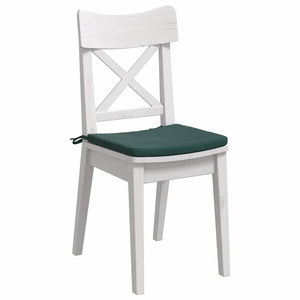 Sittkuddar 4 pcs Mörkgrön 40 x 40 x 3 cm Sammet