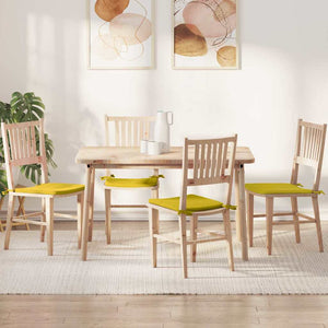 Sittkuddar 4 pcs Gul 40 x 40 x 3 cm Sammet