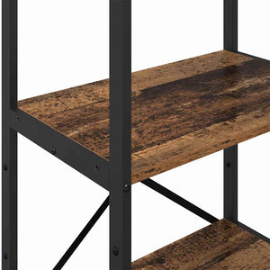 Hyllsystem Gammalt trä 56 x 34 x 133,5 cm Konstruerat trä