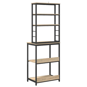 Köks hylla Sonoma-ek 60 x 40 x 168 cm Konstruerat trä