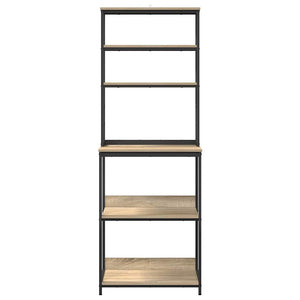 Köks hylla Sonoma-ek 60 x 40 x 168 cm Konstruerat trä