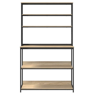 Köks hylla Sonoma-ek 100 x 40 x 168 cm Konstruerat trä