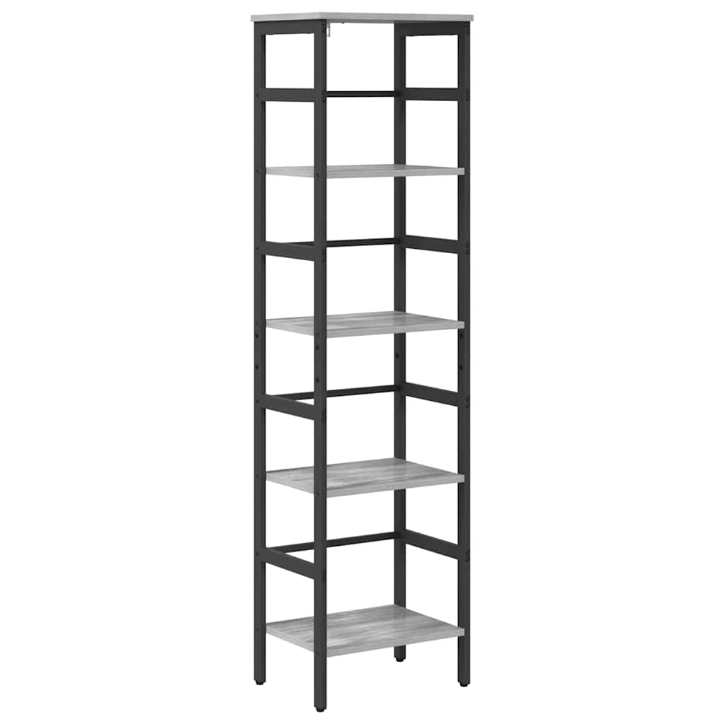 Hyllsystem 4 nivåer 40 x 29,5 x 149 cm Konstruerat trä