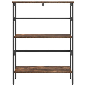 Hyllsystem Rökt ek 60 x 29,5 x 81 cm Konstruerat trä