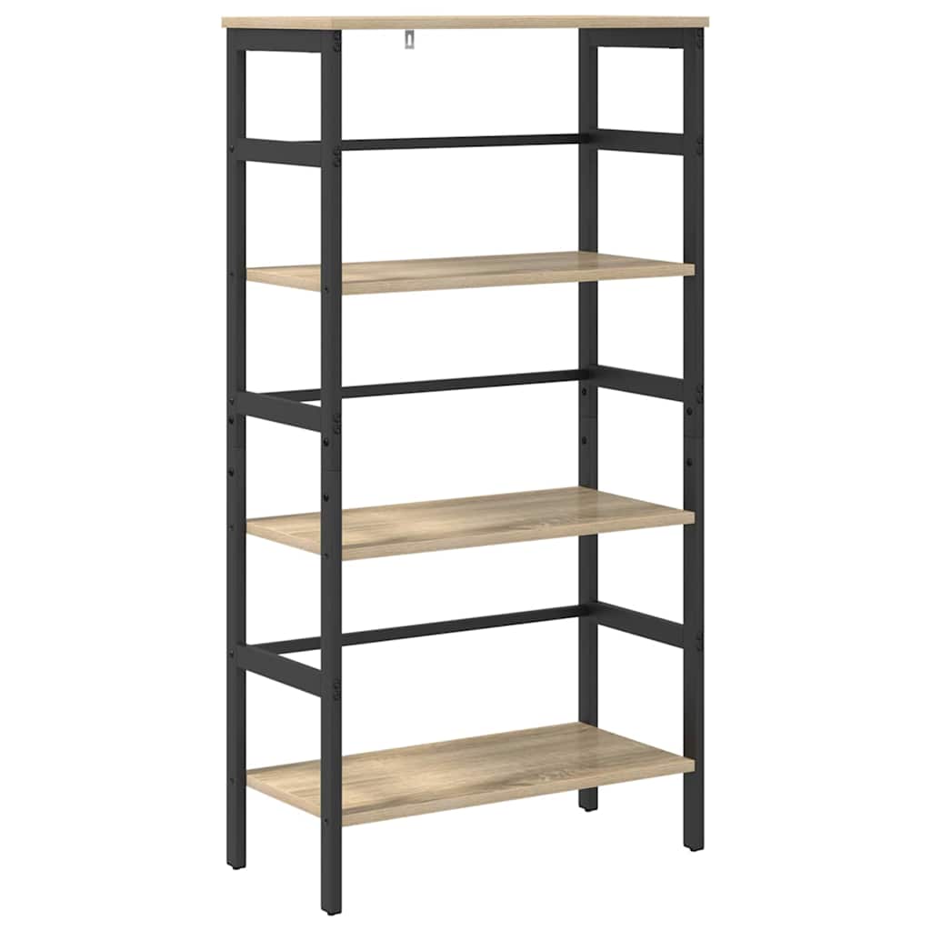 Hyllsystem 3 nivåer 60 x 29,5 x 115 cm Konstruerat trä