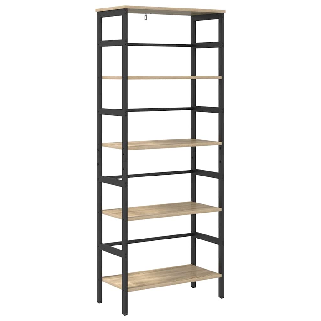 Hyllsystem 4 nivåer 60 x 29,5 x 149 cm Konstruerat trä