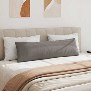 Sofakuddar 2 pcs Taupe 145 x 40 cm tyg