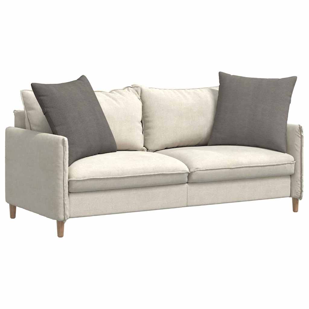 Sofakuddar 2 pcs Ljusgrå 60 x 60 cm Kordread tyg