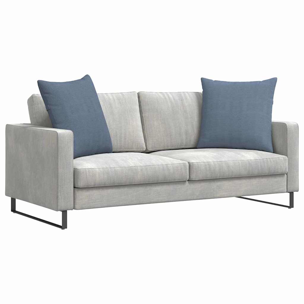 Sofakuddar 2 pcs Blå 60 x 60 cm Kordread tyg