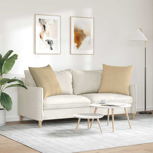 Sofakuddar 2 pcs Grågrön 80 x 80 cm Kordread tyg