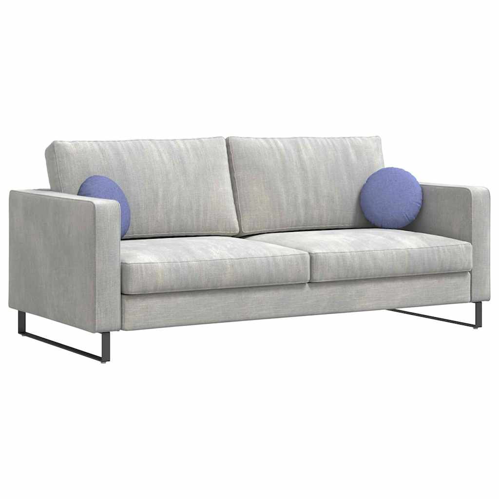 Sittkuddar 2 st tyg Jeansblå Ø30 x 13 cm