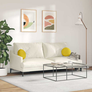 Sittkuddar 2 pcs Gul Ø 40 x 13 cm Sammet