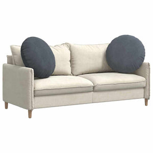 Sittkuddar 2 pcs Mörkgrå Ø 40 x 13 cm Sammet