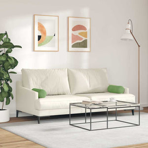 Bolsterkuddar 2 pcs Ljusgrön Ø 15 x 40 cm Kordread tyg