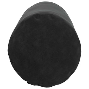 Bolsterkuddar 2 pcs Svart Ø 25 x 70 cm Kordread tyg