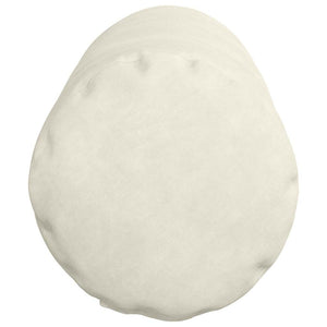 Bolsterkuddar 2 pcs Kräm Ø 25 x 70 cm Kordread tyg