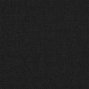 Sängram med Klädd Huvudgavel Svart 80 x 200 cm Massiv furu