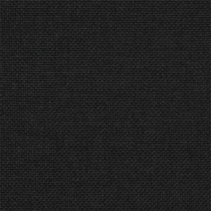 Sängram med Klädd Huvudgavel Svart 100 x 200 cm Massiv furu