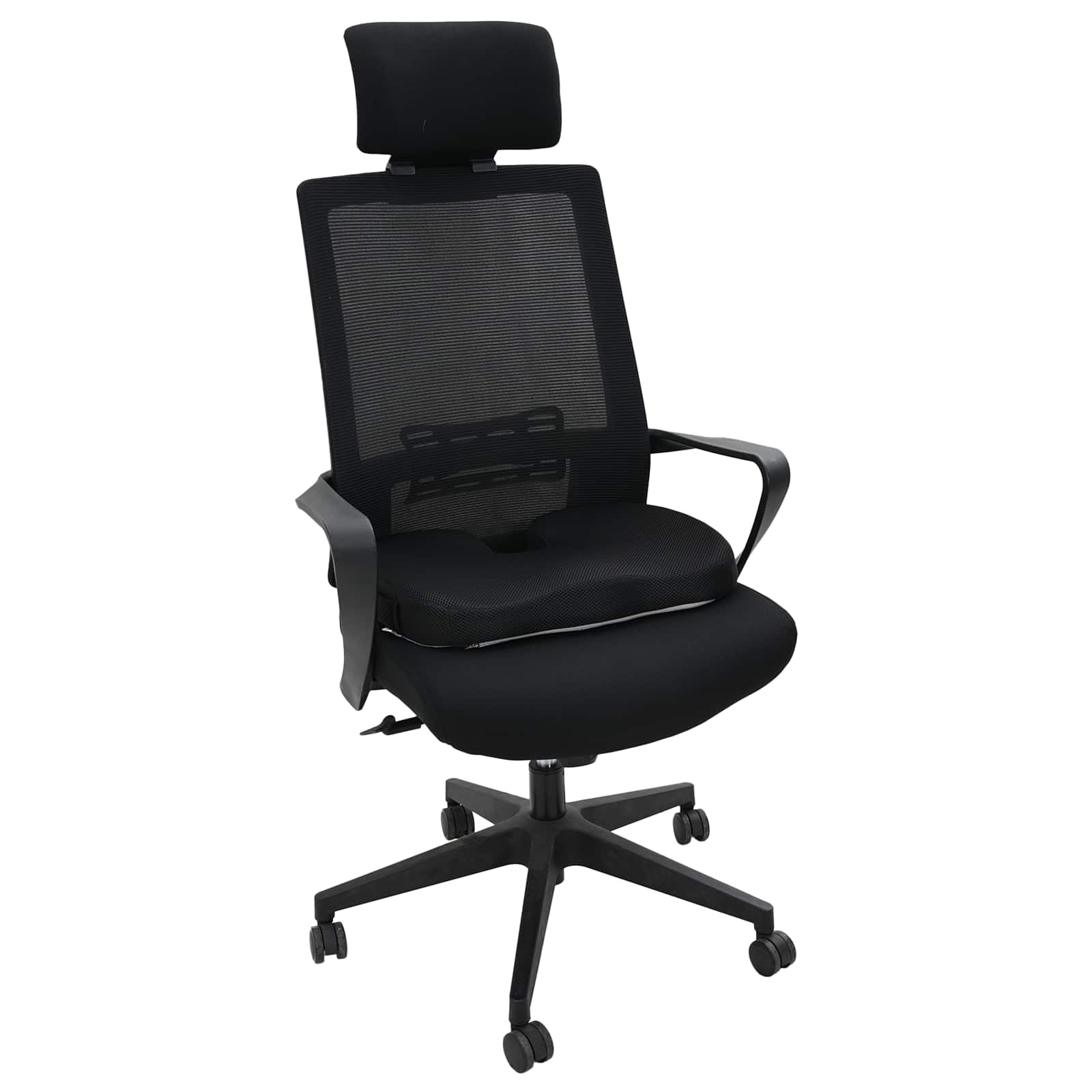 Sittkudde Minneskum Svart 47 x 36,5 x 8 cm
